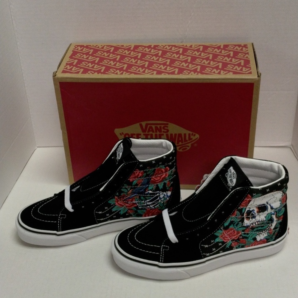 Vans Sk8-Hi skull / rose
